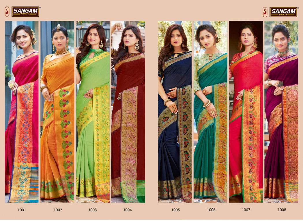 Sangam Odisha Festive Wear Silk Designer Sarees Collection